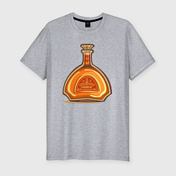 Футболка slim-fit Cognac, цвет: меланж