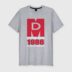 Футболка slim-fit Depeche Mode - Black Celebration album merch, цвет: меланж