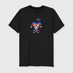 Футболка slim-fit Toy Pomni thinking about exit, цвет: черный