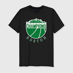 Футболка slim-fit Boston champions, цвет: черный