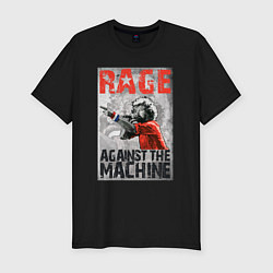 Футболка slim-fit RATM - curly vocalist, цвет: черный