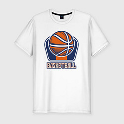 Футболка slim-fit Style basketball, цвет: белый