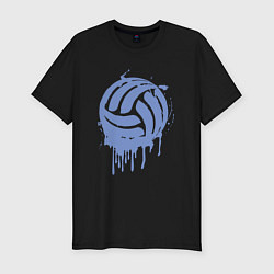 Футболка slim-fit Ink volleyball, цвет: черный