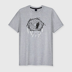 Футболка slim-fit Bird dream catcher, цвет: меланж
