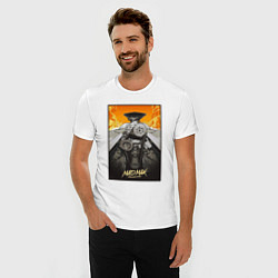 Футболка slim-fit Безумный Макс - мотор, цвет: белый — фото 2