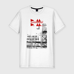 Футболка slim-fit Depeche Mode - Delta Machine tour logo, цвет: белый