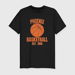 Футболка slim-fit Phoenix basketball 1968, цвет: черный