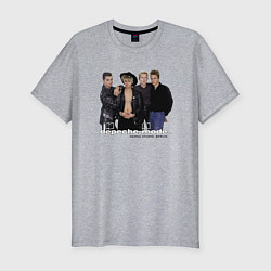 Футболка slim-fit Depeche Mode - Retro Band mode, цвет: меланж