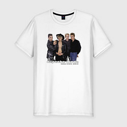 Футболка slim-fit Depeche Mode - Retro Band mode, цвет: белый