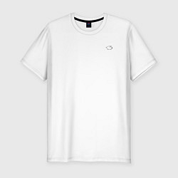 Футболка slim-fit Мини-пиг, цвет: белый