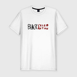 Футболка slim-fit Depeche Mode - Black Celebration font, цвет: белый