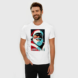 Футболка slim-fit Arnold Schwarzenegger - Santa Claus, цвет: белый — фото 2