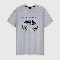 Футболка slim-fit Depeche Mode - Behind the wheel, цвет: меланж