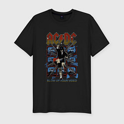 Футболка slim-fit ACDC Blow Up Your Video Tour, цвет: черный