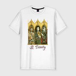 Футболка slim-fit St trinity, цвет: белый