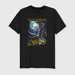 Футболка slim-fit Iron Maiden Fear Of The Dark, цвет: черный