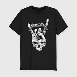 Футболка slim-fit Metallica hand, цвет: черный