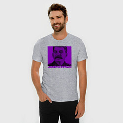 Футболка slim-fit Joseph Stalin, цвет: меланж — фото 2