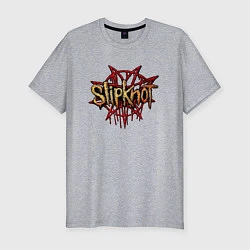 Футболка slim-fit Slipknot original, цвет: меланж