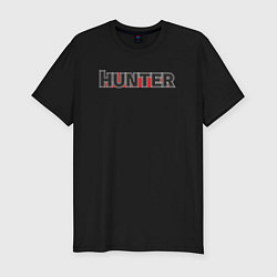 Футболка slim-fit Hunter, цвет: черный