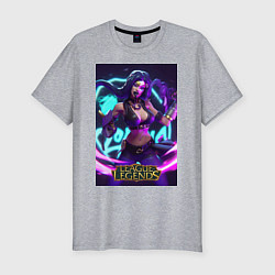 Футболка slim-fit League Of Legends Akali Kda, цвет: меланж