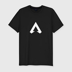 Футболка slim-fit Logo apex, цвет: черный