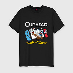 Футболка slim-fit Switch cuphead, цвет: черный