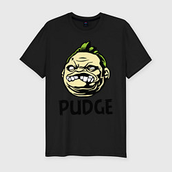 Мужская slim-футболка Pudge Face