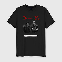 Футболка slim-fit Depeche Mode - dave and martin tour, цвет: черный