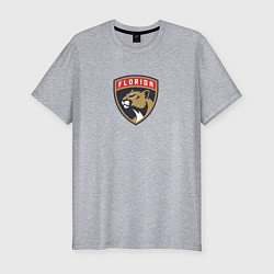 Футболка slim-fit Florida Panthers NHL, цвет: меланж