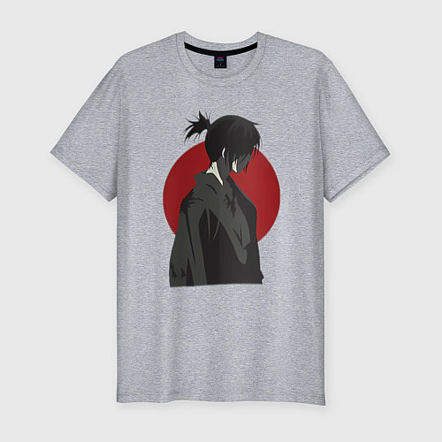 Мужская slim-футболка Nogarami Ято / Меланж – фото 1