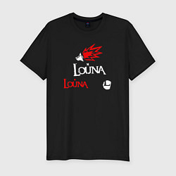 Футболка slim-fit Louna Louna, цвет: черный