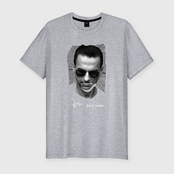 Футболка slim-fit Depeche Mode - Dave Gahan face, цвет: меланж