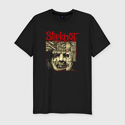 Футболка slim-fit Slipknot rock band, цвет: черный
