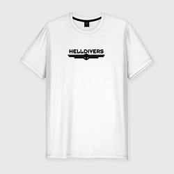 Футболка slim-fit Helldivers Logo, цвет: белый