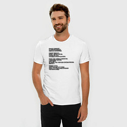 Футболка slim-fit Анекдот 18, цвет: белый — фото 2