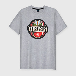 Футболка slim-fit Тунис, цвет: меланж