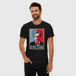 Футболка slim-fit Doctor, цвет: черный — фото 2