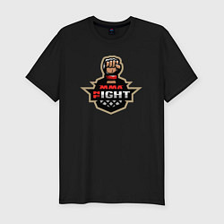 Футболка slim-fit MMA fight night, цвет: черный