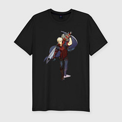 Футболка slim-fit Nero Devil may cry 4, цвет: черный