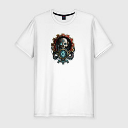Футболка slim-fit Адептус Warhammer, цвет: белый