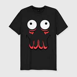 Футболка slim-fit John Zoidberg Face, цвет: черный