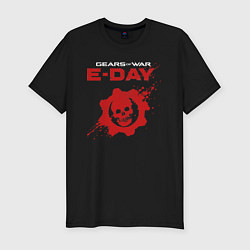 Футболка slim-fit Gears of war e-day logo, цвет: черный