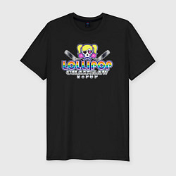 Футболка slim-fit Lollipop chainsaw repop logo, цвет: черный