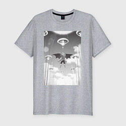 Футболка slim-fit О моём перерождении в слизь Римуру Темпест князь т, цвет: меланж