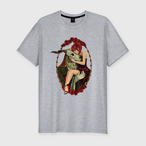 Мужская slim-футболка Невеста чародея Тисэ Хатори / Меланж – фото 1