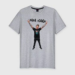 Футболка slim-fit Papa Roach - Jacoby, цвет: меланж