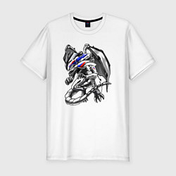Футболка slim-fit BMW S100RR Drago, цвет: белый