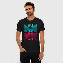 Футболка slim-fit Once human logotype, цвет: черный — фото 2