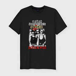 Футболка slim-fit Depeche Mode - A woman violator, цвет: черный